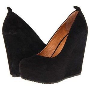 Aldo Zingg suede platform wedge